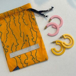 Noonday Cotton Candy hoops